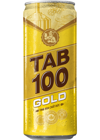 Trang chủ Lon bia Tab 100 Gold